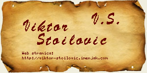Viktor Stoilović vizit kartica